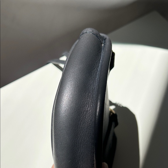 Vintage Coach Black Leather Belt Bag - Picture 9 of 10